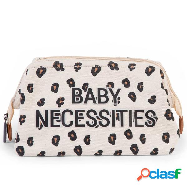 CHILDHOME Borsa da Toilette Baby Necessities Leopardata