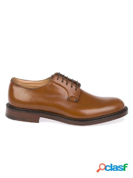 CHURCHS STRINGATE UOMO SHANNONPOLISHEDSANDALWOOD PELLE