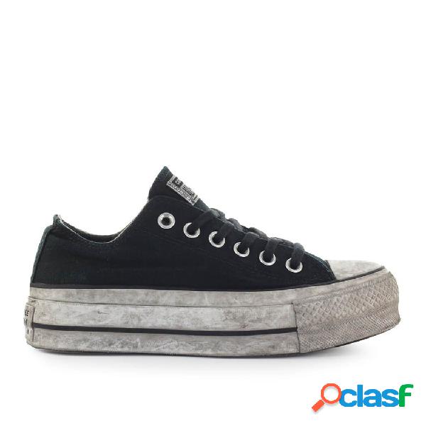 CONVERSE SNEAKERS DONNA 564528C TESSUTO NERO