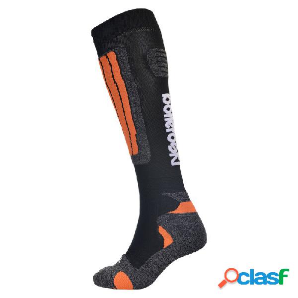 Calza sci Bottero Ski Termic (Colore: nero-rosso, Taglia: