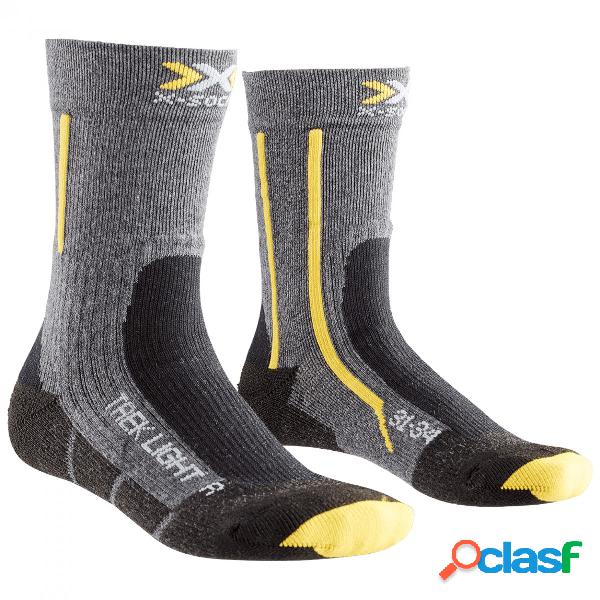 Calze trekking X-Socks Light (Colore: antracite-giallo,