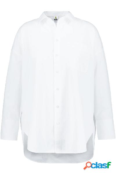 Camicia dal taglio oversize con colletto da camicia, maniche