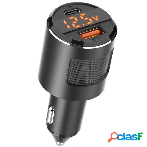 Caricabatteria da auto 12-24V 65W Smart USB Flash Carica con