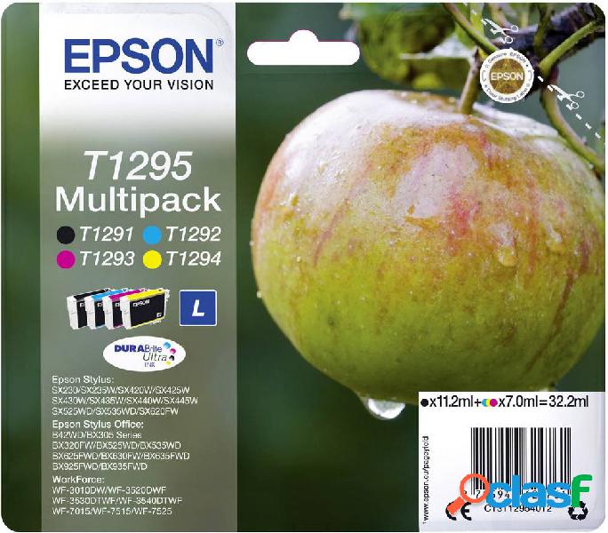 Cartuccia Epson Originale T1295 Imballo multiplo Nero,