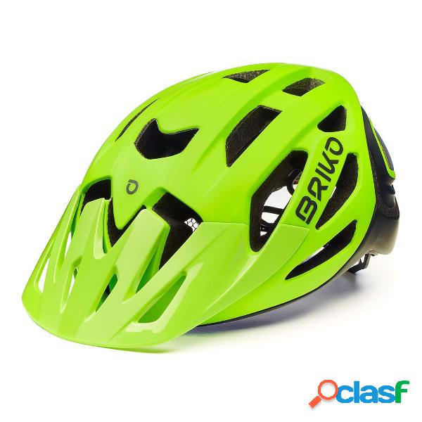 Casco Ciclismo Briko Sismic (Colore: matt green-black,