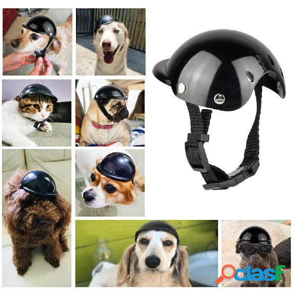 Casco da moto per animali domestici Giocattoli Cappellino