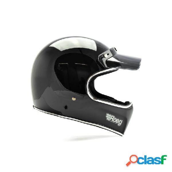 Casco moto integrale ROEG Peruna nero lucido