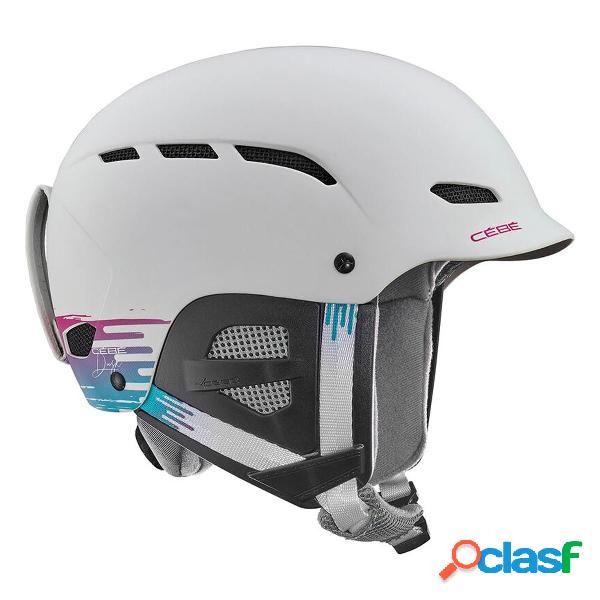 Casco sci Cebé Dusk Junior (Colore: matte white sunrise,