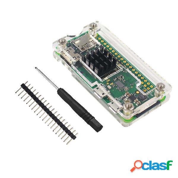 Catda® Raspberry Pi Custodia in acrilico Zero Shell +