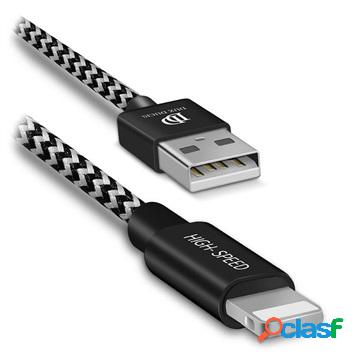 Cavo Lightning Dux Ducis K-ONE - 2.1A, 1m - Nero