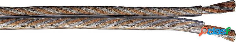 Cavo per altoparlanti 2 x 2.50 mm² Trasparente Hama 86615