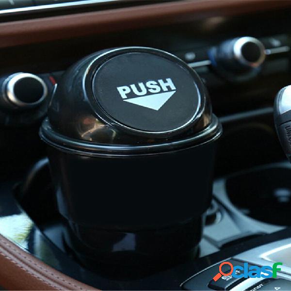 Cestino per auto rotondo con coperchio Cestino per auto
