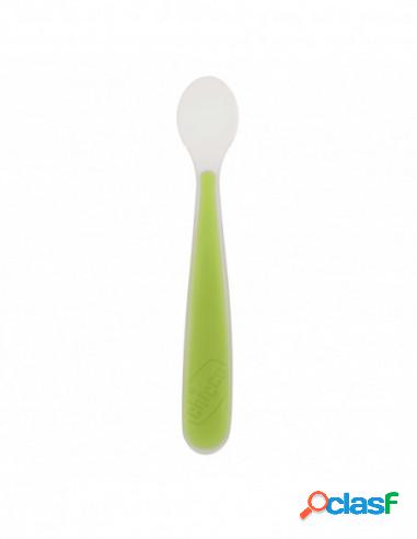 Chicco - Cucchiaio Morbido In Silicone 6m+ Verde Chicco