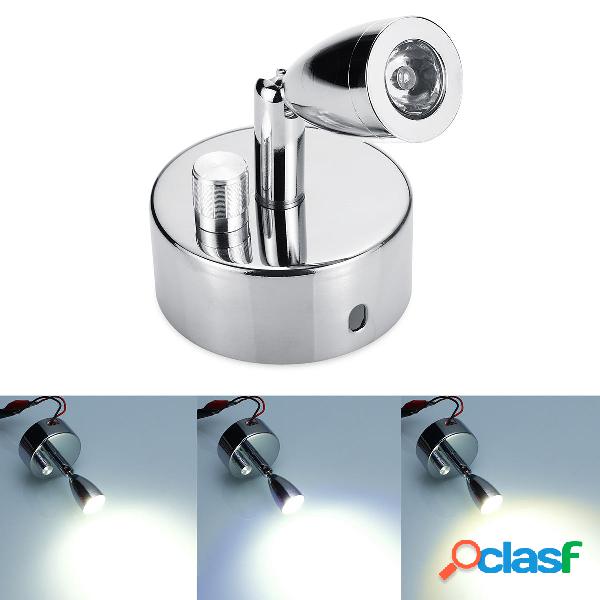 Chrome LED Luci da lettura a spot con manopola di