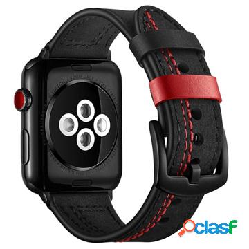 Cinturino in Pelle Stitched per Apple Watch Series