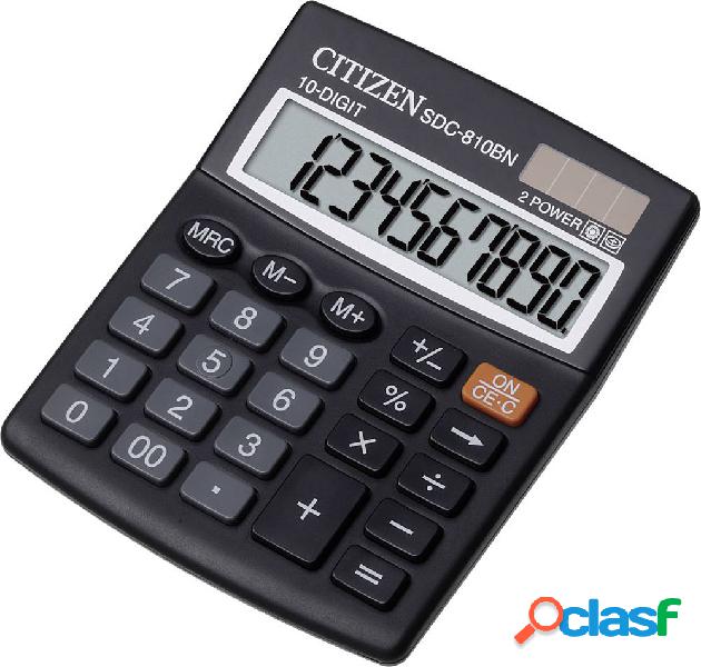 Citizen Office SDC-810BN Calcolatrice da tavolo Nero Display