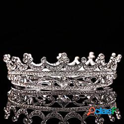 Classico Matrimonio Acrilico / Strass / Lega Diademi della