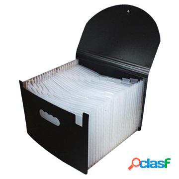 Classified A4 Telescopic File Organizer - 24 Pockets