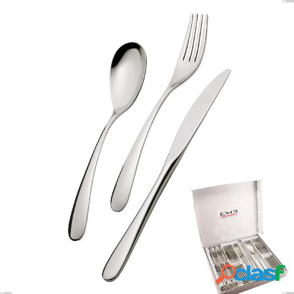 Cofanetto 24 pezzi Hotel, Acciaio inox 18.10 (AISI304),