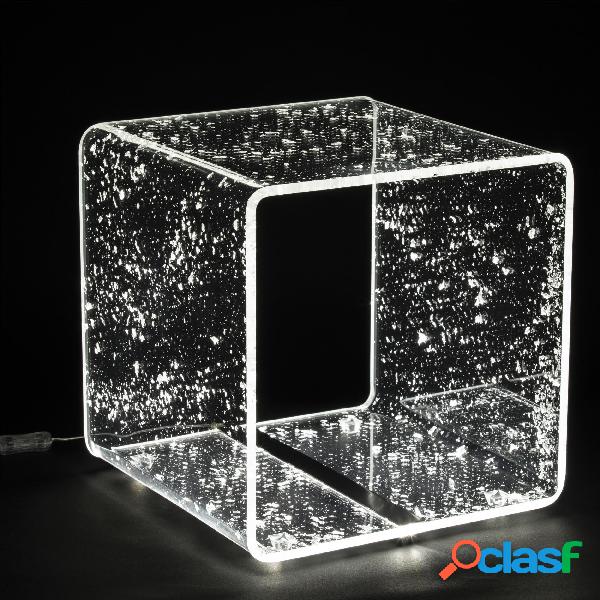 Comodino Lampada a LED Future Bronzo 37,5x37,5xh37,5 cm 18 W