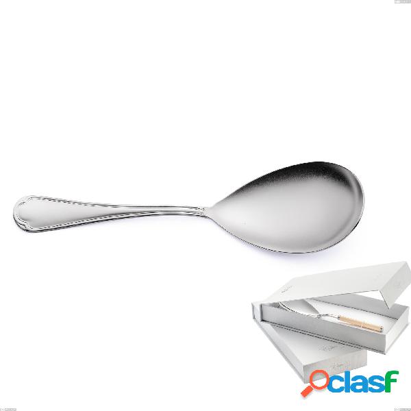 Confezione a libro 1 pezzo pala riso Domus Silver, Acciaio