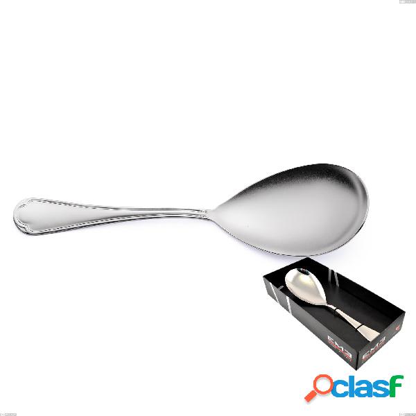 Confezione vetrina 1 pezzi pala riso Domus Silver, Acciaio