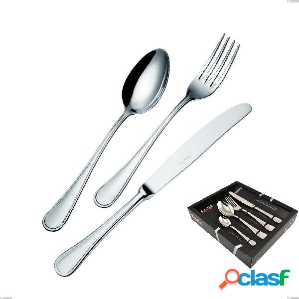 Confezione vetrina 24 pezzi Impero, ACCIAIO INOX
