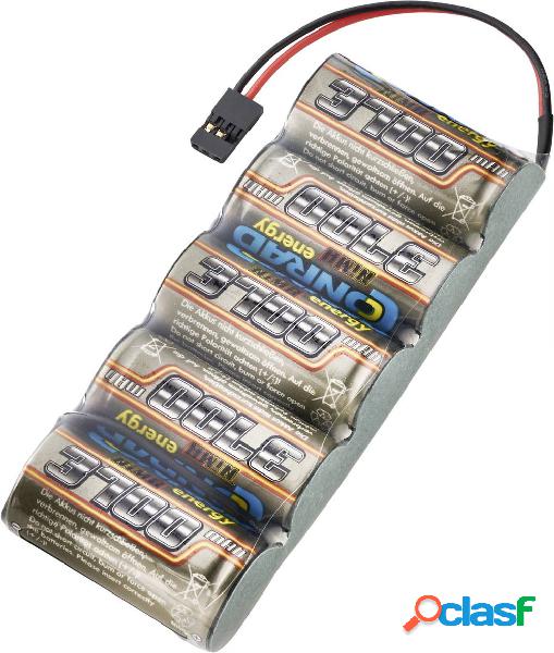 Conrad energy Batteria ricaricabile NiMh 6 V 3700 mAh Side