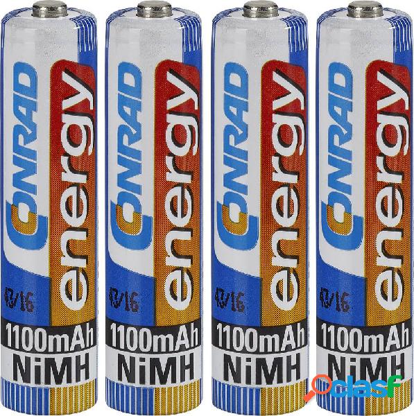 Conrad energy HR03 Batteria ricaricabile Ministilo (AAA)