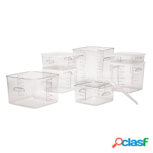 Contenitore Salvaspazio Graduato Cm. 19,7 PC, Lt 11,4 - peso