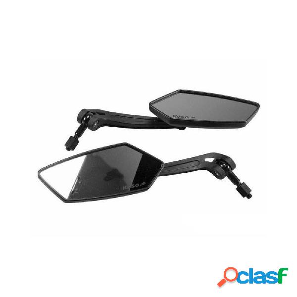 Coppia specchietti koso gt nero filetto m8
