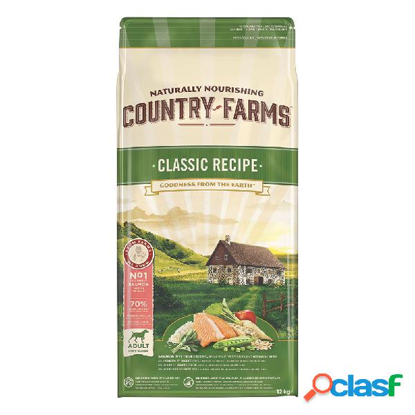 Country Farms Dog Adult con Salmone fresco 12 kg