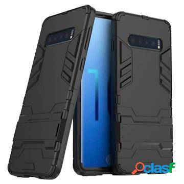 Cover Ibrida Armor per Samsung Galaxy S10 - Nera