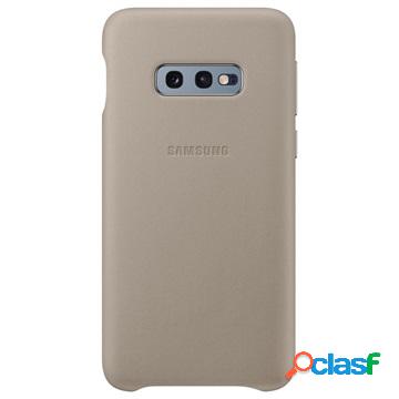 Cover in Pelle Samsung Galaxy S10e EF-VG970LJEGWW - Grigio