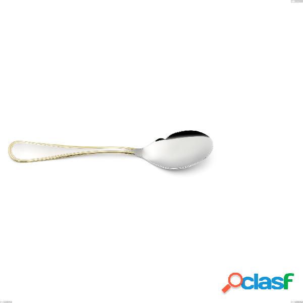 Cucchiaio gourmet Impero oro, acciaio 18-10, oro 24 carati