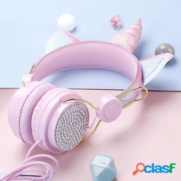 Cuffie cablate Cuffie stereo pieghevoli portatili da 3,5 mm