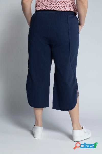 Culotte in jersey fiammato, pantaloni lunghi fino al