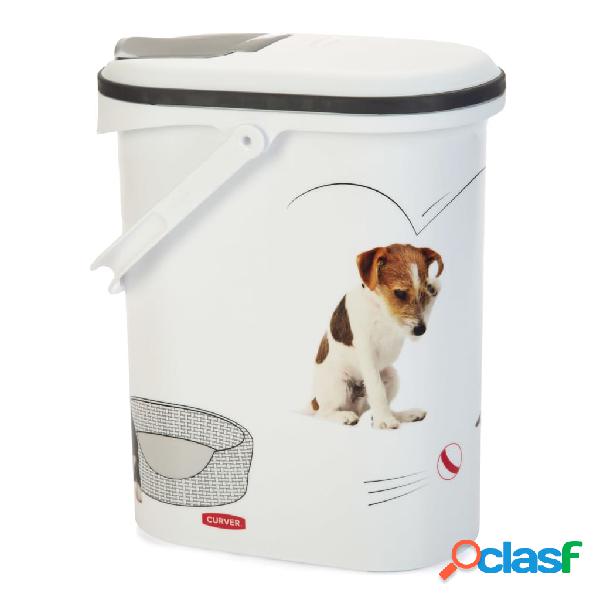 Curver Contenitore Cibo per Animali Motivo Cane 10L