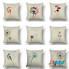Cushion Cover 1PC Faux Linen Soft Decorative Square Throw