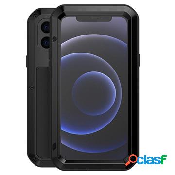 Custodia Ibrida iPhone 12 Mini Love Mei Powerful - Nera