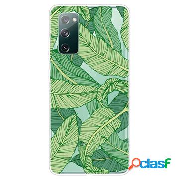 Custodia TPU IMD per Samsung Galaxy S20 FE - Foglie Verdi