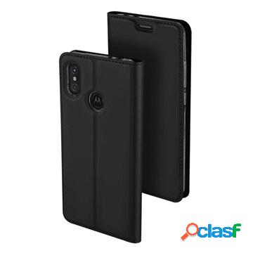 Custodia a Flip Dux Ducis Skin Pro per Motorola One Power -