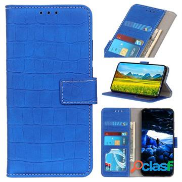 Custodia a Portafoglio Crocodile per Huawei Nova 5T, Honor