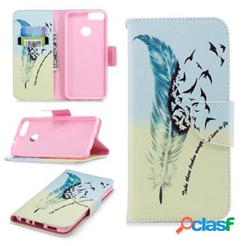 Custodia a Portafoglio Wonder Series per Huawei P Smart -