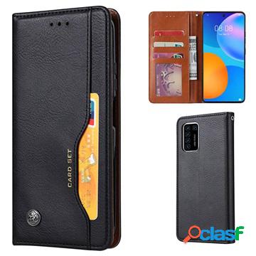 Custodia a Portafoglio per Huawei P Smart 2021 - Serie Card