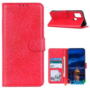 Custodia a Portafoglio per OnePlus Nord N100 - Rossa