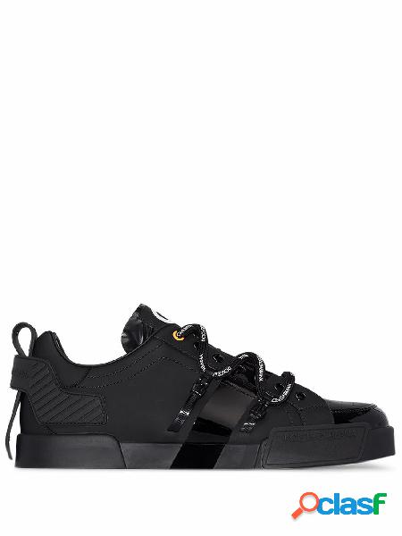 DOLCE E GABBANA SNEAKERS UOMO CS1783AJ98689690 PELLE NERO