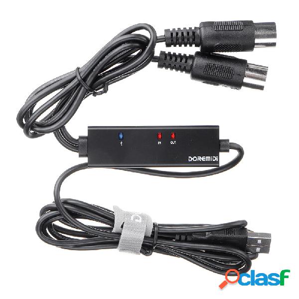 DOREMiDi Wireless Bluetooth Cavo da USB a MIDI Convertitore