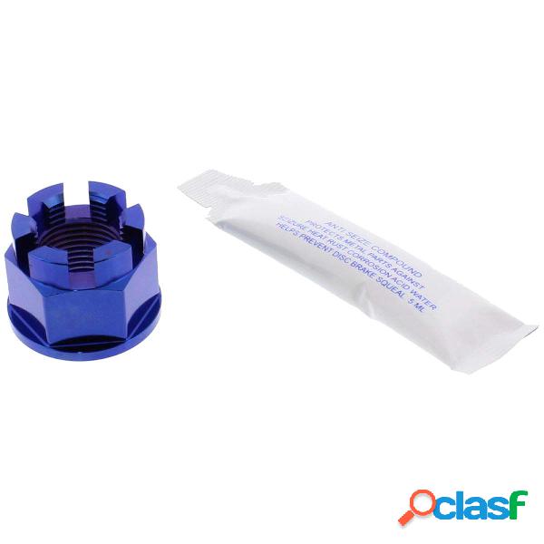 Dado perno ruota m18x1.50 27mm titan blau