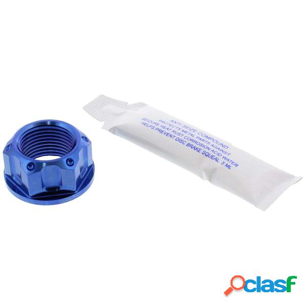 Dado perno ruota m20x1.50 27mm titan blau